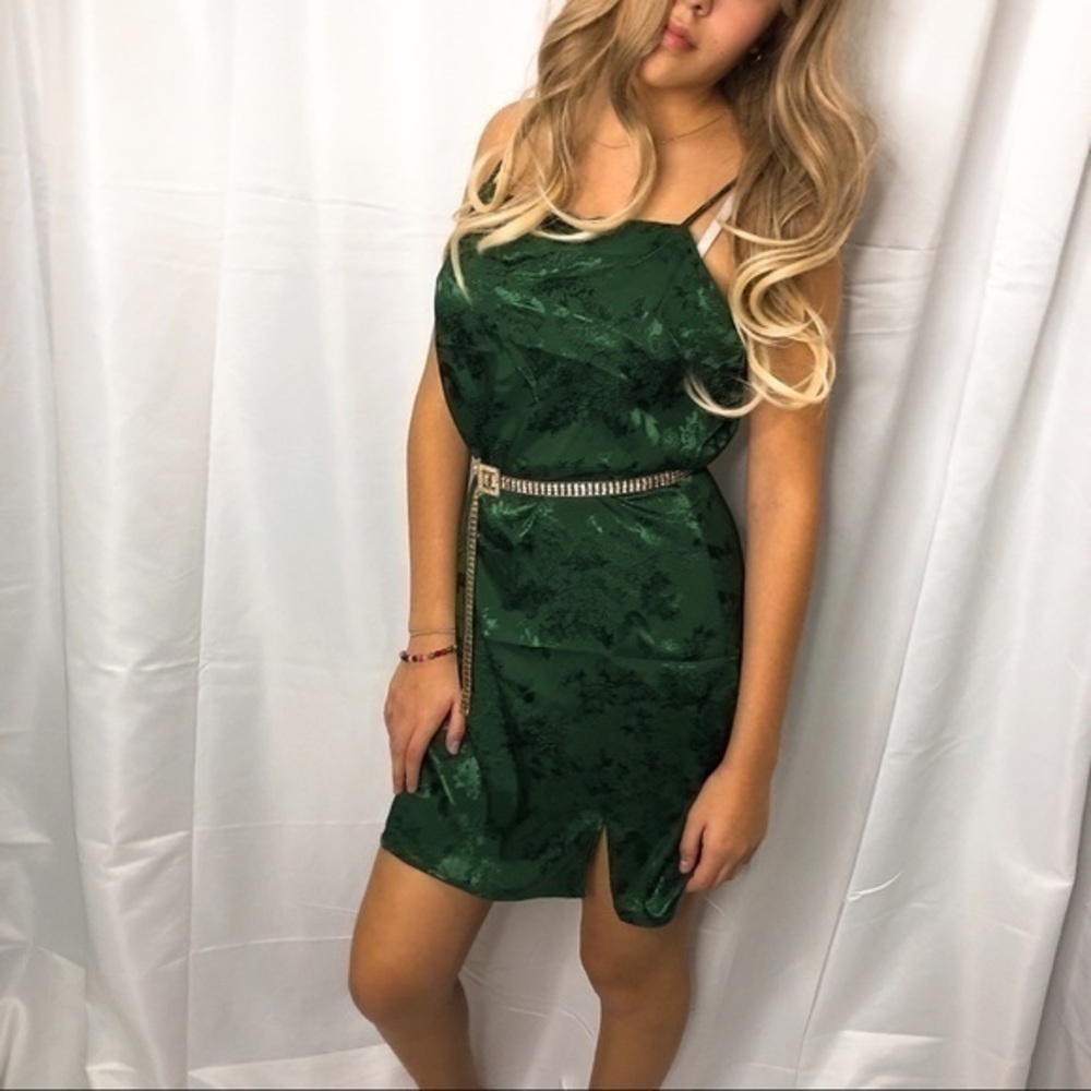 Green stain princess Polly mini cami dress - Picture 5 of 7